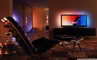 Home Entertainment Room HD Wallpaper