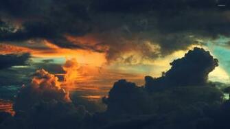 Toy Story Clouds Vector Colorful Wallpaper