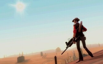 Team Fortress Sniper Desktop Wallpaper