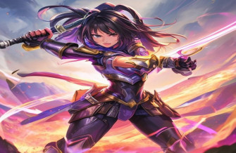Anime Girl Warrior Wallpaper