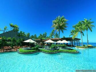 Wallpaper Small Paradise Summer Season