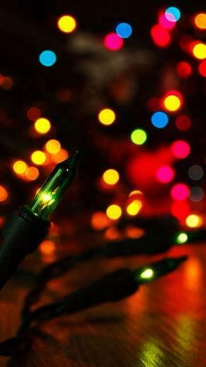 Christmas Light iPhone Wallpaper