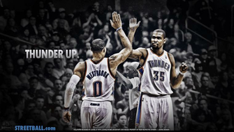 Kevin Durant And Russell Westbrook Wallpaper