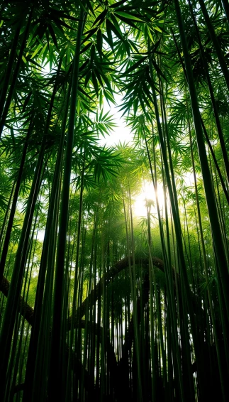 Bamboo Phone Wallpaper