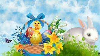 Osterhasen K Ken HD Desktop Hintergrund Widescreen High Definition