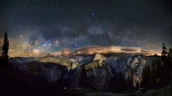 Milky Way Over Yosemite Park By Vndesign