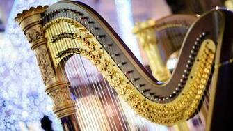Instrument Harp Symphony Wallpaper Other Better
