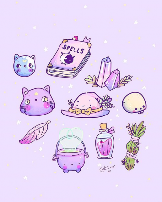 Witchy Aesthetic Wallpaper Pastel