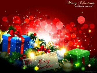 Merry Christmas Happy New Year Wallpaper Full HD