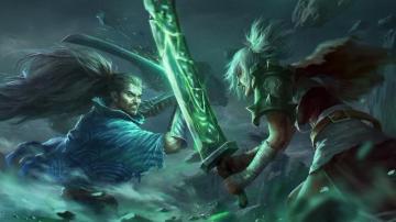 Wallpaper Riven Yasuo League Of Legends Online Game