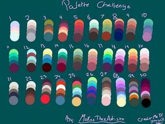 Palette Challenge By Mokaxthexartistx