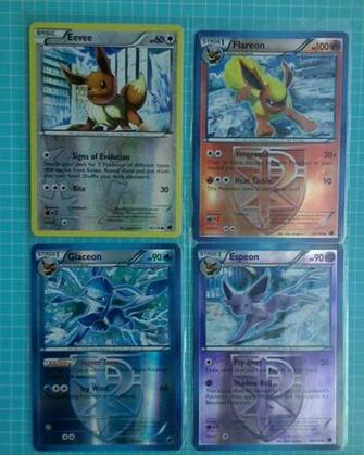 Pokemon Eevee Evolutions Cards Plasma Zejpg