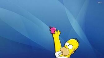 Apple Homer The Simpsons Wallpaper
