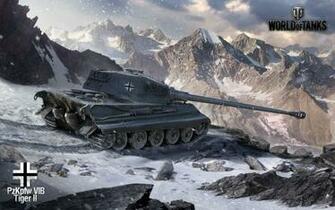 World Of Tanks King Tiger Wallpaper Desktop Background In