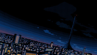 Cityscape Pixel City Laptop HD 4k Wallpaper Image