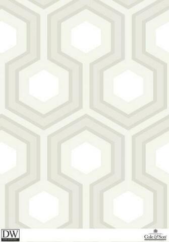 Hicks Grand White Cole Designer Wallcoverings