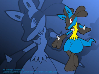 Wallpaper Lucario By Yuski