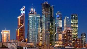 Moscow Skyline Wallpaper