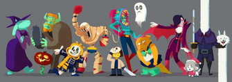 Undertale Halloween By Art Calavera