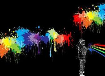 Abstract Colorfull Spray Paint Wallpaper HD