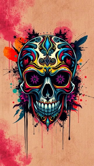 Skull Wallpaper For Mobile