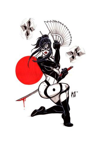 Miscellaneous Daredevil Lady Bullseye iPad iPhone HD Wallpaper