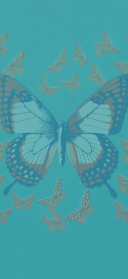 Butterfly Preppy Aesthetic Wallpaper