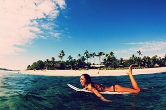 Related Pictures Girls Surfing Beach Wallpaper HD With