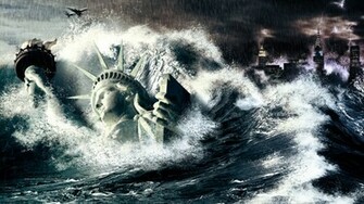 Wallpaper Tsunami En New York Ildefonso Segura