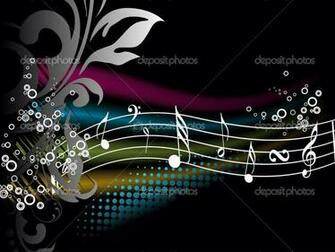 Colorful Music Notes Background Wallpaper Jpg