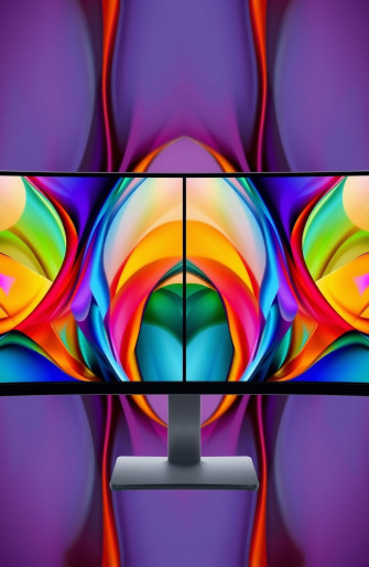 Abstract Dual Monitor Wallpaper