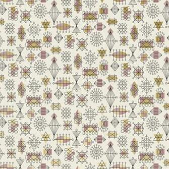 Bradbury Atomic Doodle Wallpaper Retro Renovation