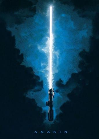 Razyf G S On Lightsabers Star Wars Painting