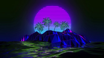 Vaporwave Island X Animated Version In Comments R