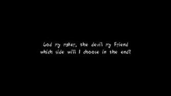Quotes God Wallpaper Devil Text Only