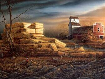 Prairie Monuments Praire Skyline Evening Harvest