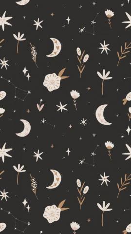 Moon And Nature Phone Background Wallpaper iPhone Boho