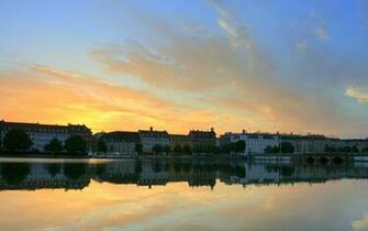 Sunset In Copenhagen Wallpaper
