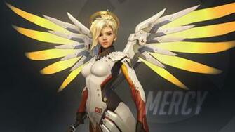 Overwatch Wallpaper Mercy By Haikai13