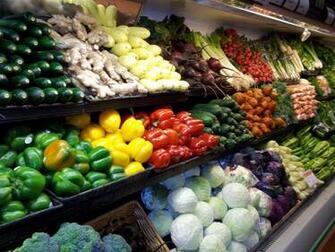 Fresh Food Market Wallpaper