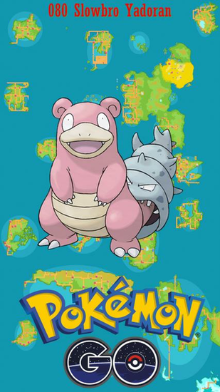 Street Map Slowbro Yadoran Wallpaper