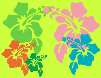 Hawaiian Flowers Wallpaper