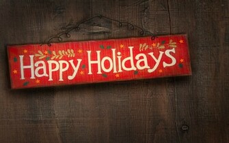 Happy Holidays Wallpaper Stock Photos