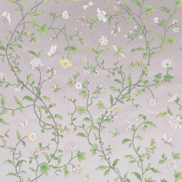 Schumacher Floraison Citron Shimmer Wallpaper Off Samples