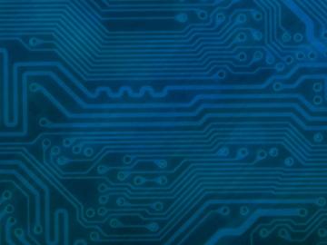 Circuit Board Background Slide Blue Tim
