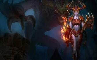 Dragon League Of Legends Lol Girl Champion HD Wallpaper