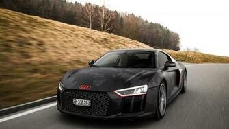 Black Audi R8 V10 Plus 4k HD Wallpaper Cars