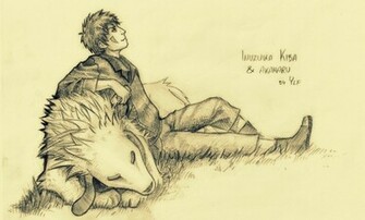 Inuzuka Kiba And Akamaru By Alyaw