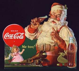 Original Coca Cola Classic Santa Claus Maroonbeard