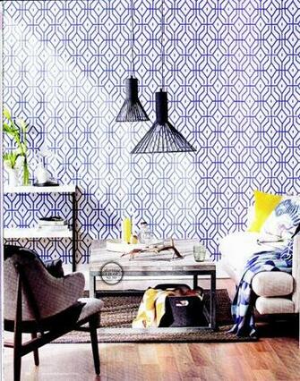 White Parker Tray Anna Spiro Wallpaper Via Real Living Magazine